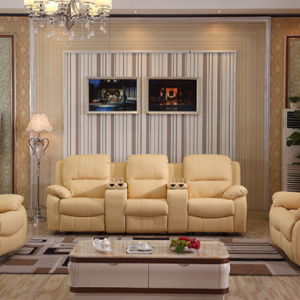 Preorder-Leather three-seat sofa+two-seat sofa+armchair