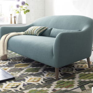 Preorder-Fabric two-seat sofa