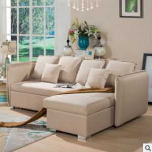 Preorder-Fabric two-seat sofa+ chaise longue