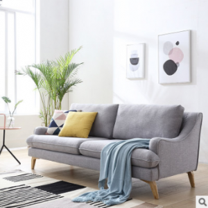 Preorder-Fabric three-seat sofa