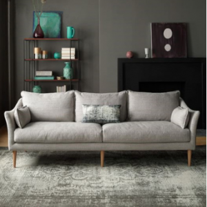 Preorder-Fabric three-seat sofa