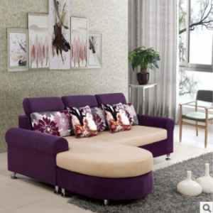 Preorder-Fabric two-seat sofa+ chaise longue