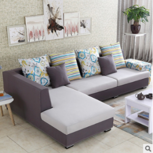 Preorder-Fabric two-seat sofa+ chaise longue