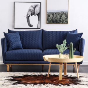 Preorder-Fabric two-seat sofa