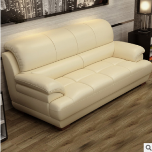 Preorder-Leather three-seat sofa