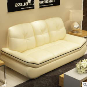 Preorder-Leather three-seat sofa