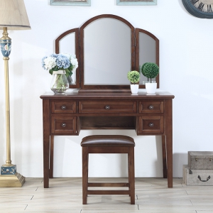 Preorder-dressing table+mirror+chair