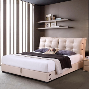 Preorder-double bed+bedside table