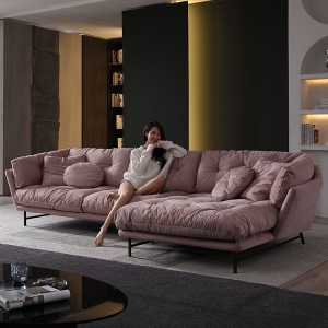 Preorder- three-seater sofa+chaise longue