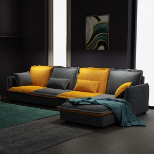 Preorder- three-seater sofa+chaise longue