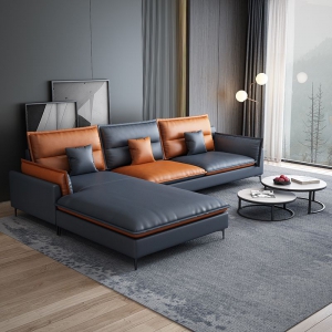 Preorder- three-seater sofa+chaise longue