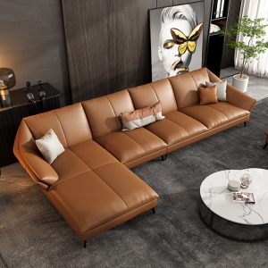 Preorder- three-seater sofa+chaise longue