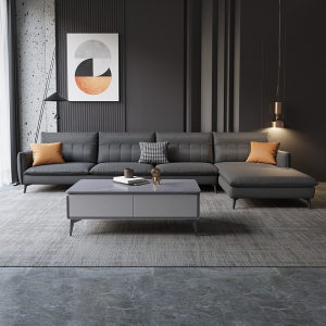 Preorder- three-seater sofa+chaise longue