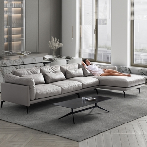 Preorder- three-seater sofa+chaise longue