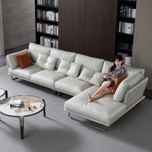 Preorder- three-seater sofa+chaise longue